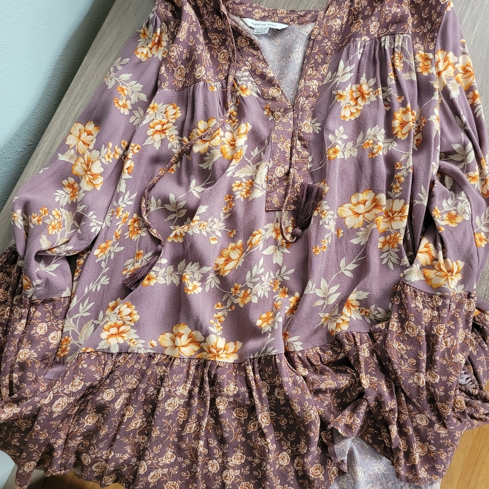 Long sleeve blouse